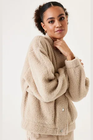Garcia Beige teddy bomberjack