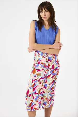 Garcia Rok met allover print