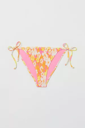 H&M Dames Bikini's - Bikinitanga met striklintjes - Roze