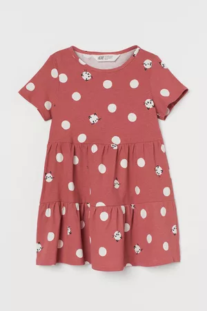 H&M Kinderen Geprinte jurken - Katoenen jurk met print - Rood