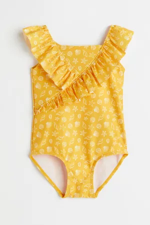 H&M Kinderen Badpakken - Badpak met volants - Geel
