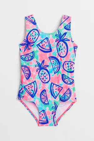 H&M Kinderen Badpakken - Badpak met dessin - Roze