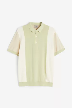 H&M Heren Regular Fit Overhemden - Polo Regular Fit - Groen