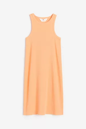 H&M Kinderen Mouwloze jurken - Jurk van ribtricot - Oranje