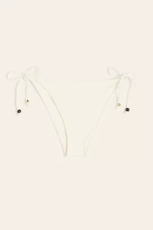 H&M Dames Bikini's - Bikinitanga met striklintjes - Wit