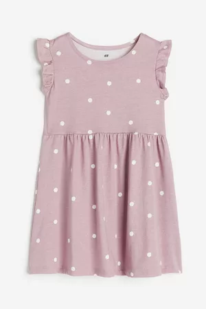H&M Kinderen Jurken - Jurk van katoentricot - Roze