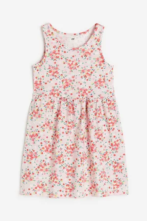 H&M Kinderen Geprinte jurken - Katoenen jurk met dessin - Roze