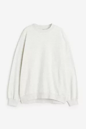H&M Dames Oversized Overhemden - Oversized sweater - Grijs