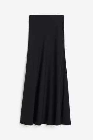 H&M Dames Strapless jurken - Bandeaujurk - Zwart