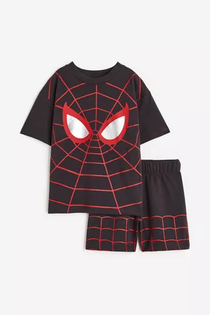 H&M Kinderen Shorts - 2-delige set met print - Zwart