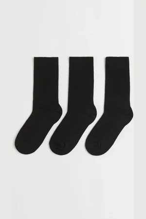 H&M 3 paar ribgebreide sokken