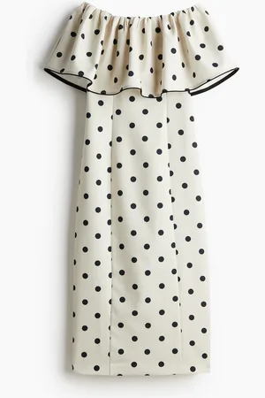 H&M Off-the-shoulderjurk