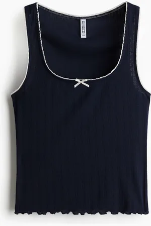 H&M Tanktop van pointelletricot