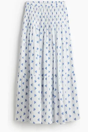 H&M Maxirok met borduursel