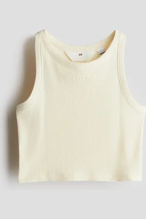 H&M Tanktop met reliëfprint