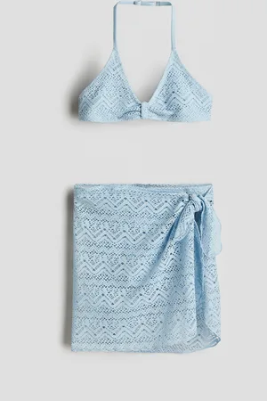 H&M 3-delige zwemset met gehaakte look