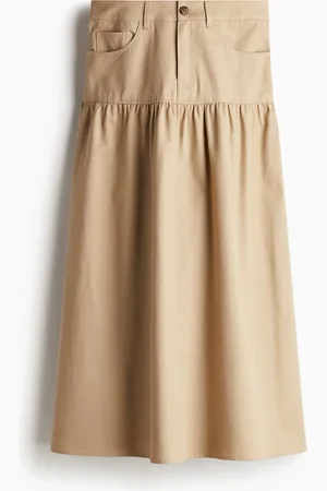 H&M Uitlopende jeansrok
