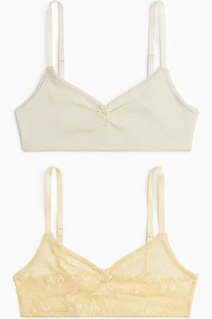 H&M 2 bralettes zonder padding