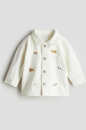 H&M Denim hemd met borduursel