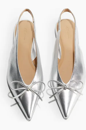 H&M Leren slingbacks