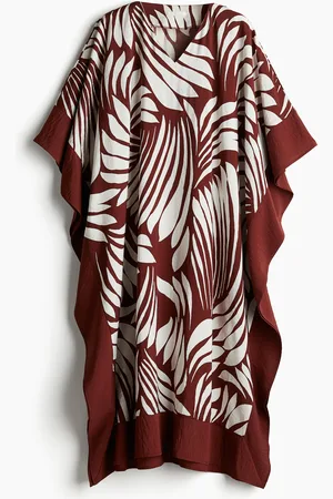 H&M Satijnen kaftanjurk