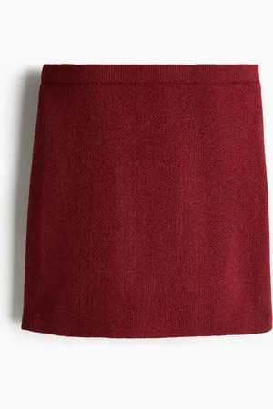 H&M Fijngebreide rok