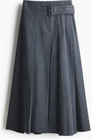H&M A-lijnrok met plooien
