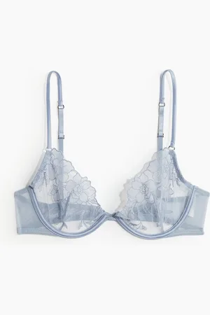 H&M Beugelbeha van mesh zonder padding