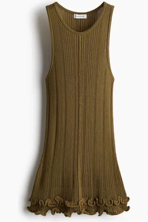 H&M Ribgebreide tanktop
