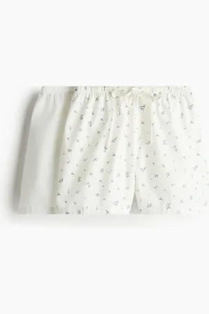 H&M Set van 2 pyjamashorts van popelinekatoen