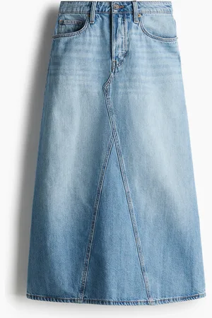 H&M Denim A-lijnrok