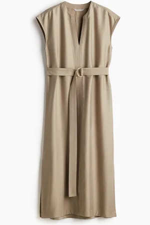 H&M Midi-jurk met riem