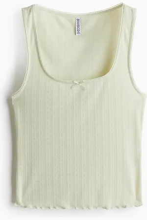 H&M Tanktop van pointelletricot