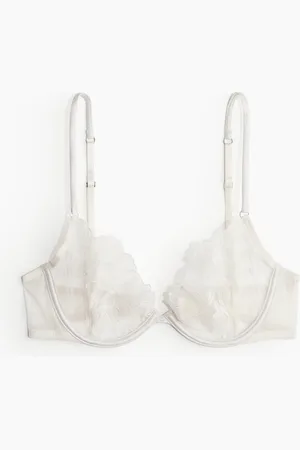 H&M Beugelbeha van mesh zonder padding