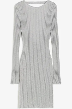H&M Glitterende open-backjurk