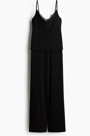 H&M Geribde pyjama met kant
