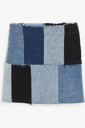 H&M Denim A-lijnrok
