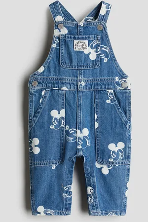 H&M Denim salopette met print