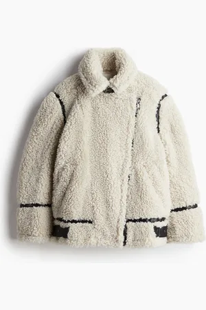 H&M Teddy jas Oversized Fit