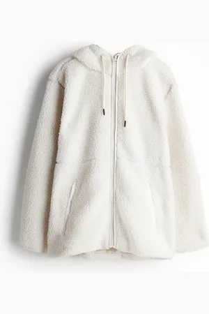 H&M Teddy jas met kap