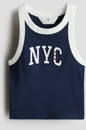 H&M Katoenen tanktop met print