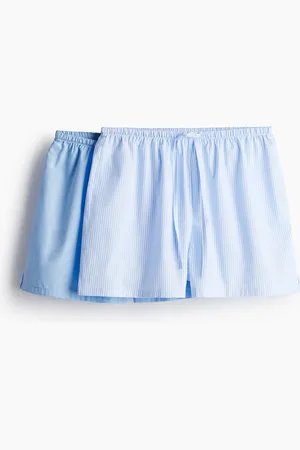 H&M Set van 2 pyjamashorts van popelinekatoen