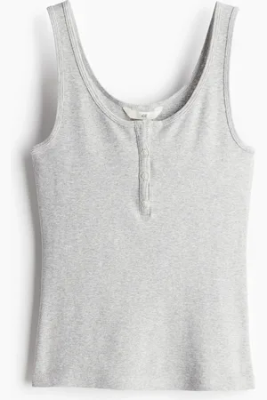 H&M Geribde tanktop
