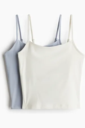 H&M Set van 2 strappy sporttops met DryMove