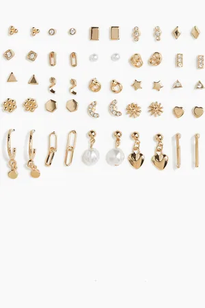 H&M 25 paar oorbellen
