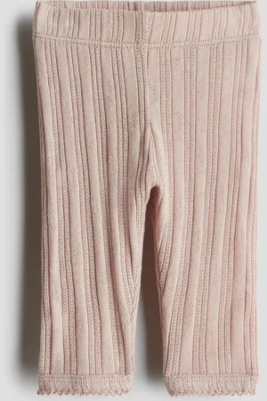 H&M Legging van katoenen pointelletricot
