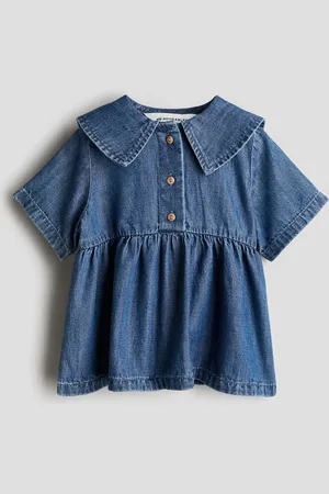 H&M Jeansjurk van katoenmix
