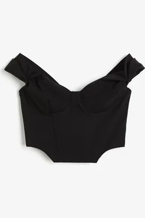 H&M Off-the-shoulder korsettop