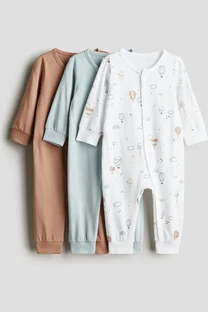 H&M Set van 3 katoenen pyjamapakjes
