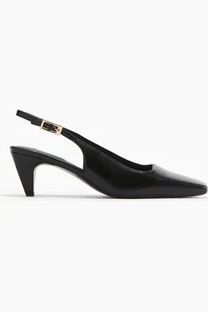 H&M Slingbackpumps met stompe neus